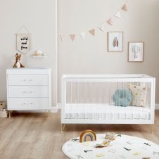 Kimi XL Acrylic 2 Piece Room Set