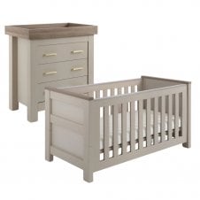 Bordeaux 2 Piece Room Set + FREE Coolflow Pocket Spring Mattress- Oatmeal