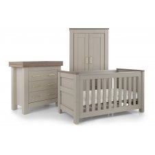 Bordeaux 3 Piece Room Set +FREE Coolflow Pocket Spring Mattress- Oatmeal