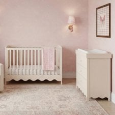 Dancer 2 Piece Room Set + Free Airflow Fibre Deluxe Mattress - Cashmere 