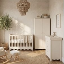 Dancer 3 Piece Roomset + Free Airflow Fibre Deluxe Mattress - Cashmere 
