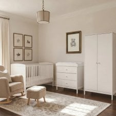 Dreamer 3 Piece Room Set + Free Airflow Fibre Deluxe Mattress - White