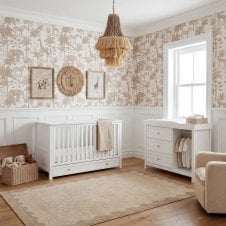 Wanderer 2 Piece Room Set + Free Airflow Fibre Deluxe Mattress - White 