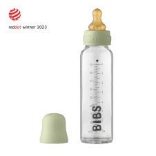 Baby Glass Bottle Complete Set Latex 225ml