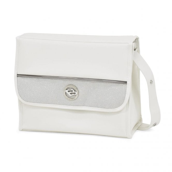 Bébécar Changing Bag Carre Prive - White Sparkle