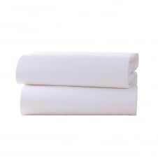 2 Fitted Cotton Interlock Cot Bed Sheets