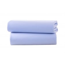 2 Fitted Cotton Interlock Cot Bed Sheets