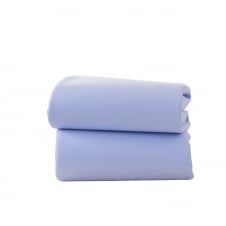 2 Fitted Cotton Interlock Moses Basket Sheets