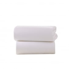 2 Fitted Cotton Interlock Pram/Crib Sheets