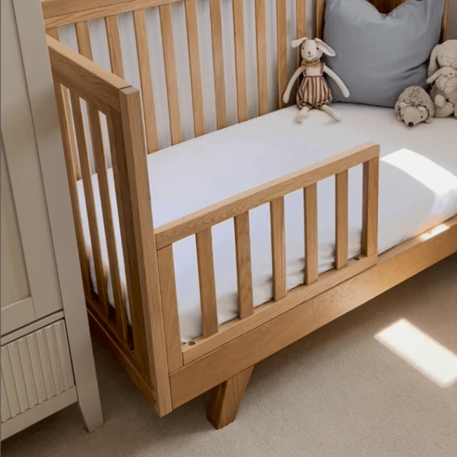 Clair-De-Lune Oak Cot Bed Toddler Extension Kit 