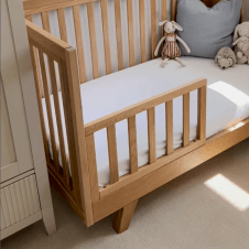 Oak Cot Bed Toddler Extension Kit 