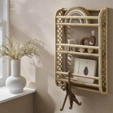 Aria Bookshelf - Rattan 