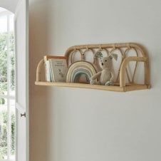 Aria Shelf - Rattan