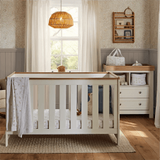 Burford 2 Piece Nursery Furniture Set + Free Airflow Fibre Deluxe Mattress