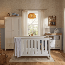 Burford 3 Piece Nursery Furniture Set + Free Airflow Fibre Deluxe Mattress