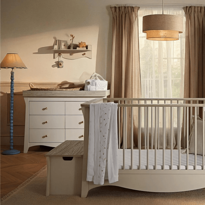 CuddleCo Clara Luxe 2 piece Furniture Set + Free Airflow Fibre Deluxe Mattress