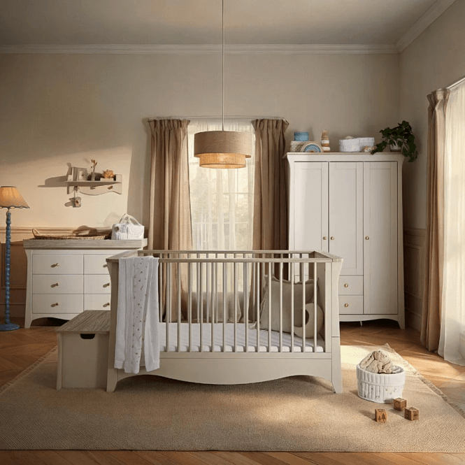 CuddleCo Clara Luxe 3 Piece Furniture Set + Free Airflow Fibre Deluxe Mattress