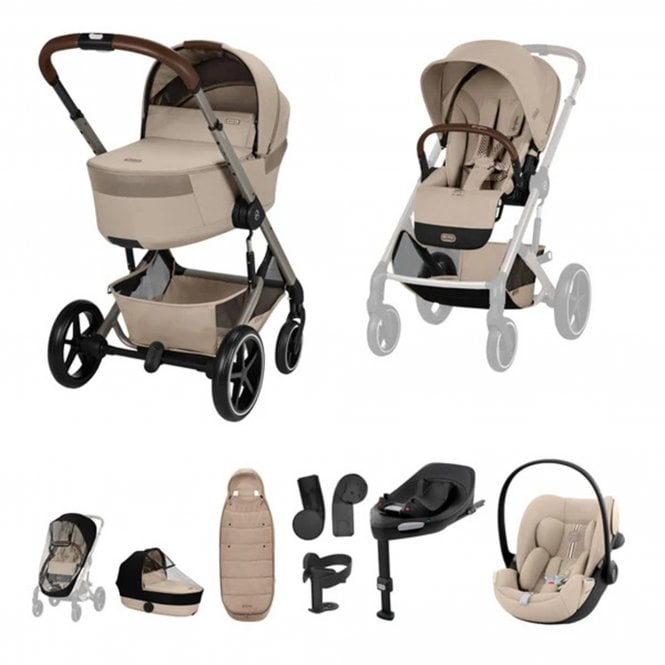 Cybex Balios S Lux Folding Carrycot + Cloud G3 Bundle 
