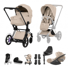 E-Priam Style Complete Cloud T Bundle - Matt Black Frame 