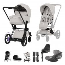 E-Priam Style Complete Cloud T Bundle - Matt Black Frame 