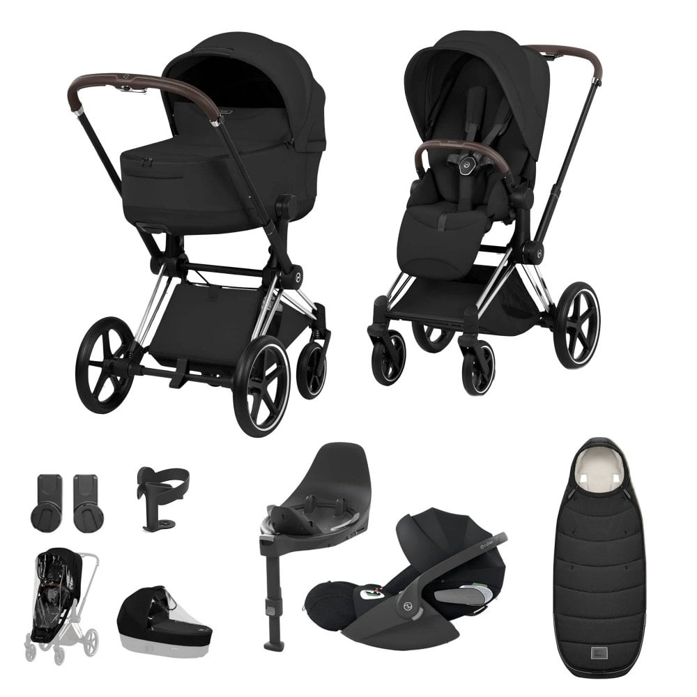 Pram Frame Cybex Cybex Priam Style Complete Cloud T Bundle - Chrome Frame - Prams ...