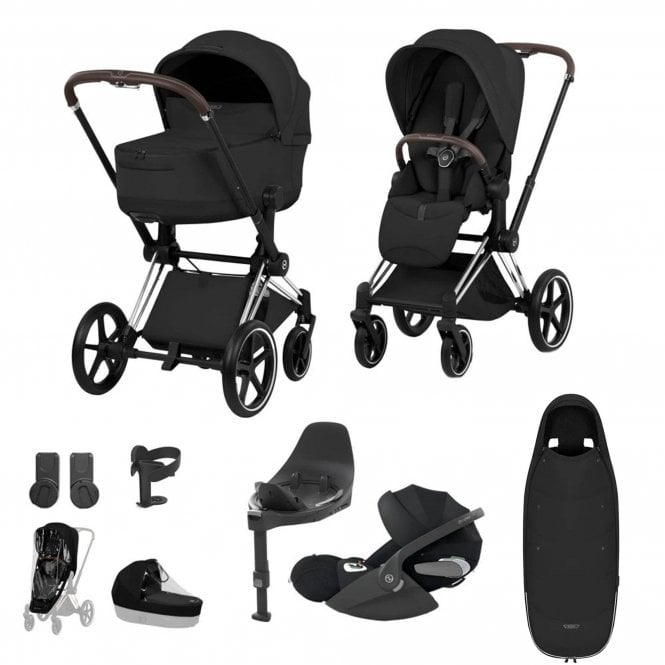 Cybex Priam Style Complete Cloud T Bundle - Chrome Frame 