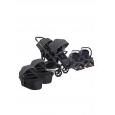 Orange 4 Complete Twin Travel System