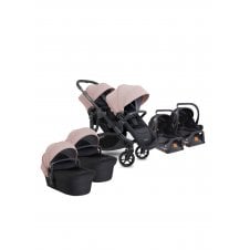 Orange 4 Complete Twin Travel System
