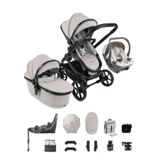 Peach 8 360 Car Seat Pushchair Bundle 