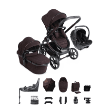 Peach 8 360 Car Seat Pushchair Bundle 