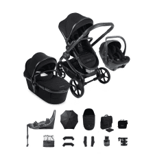 Peach 8 360 Car Seat Pushchair Bundle 