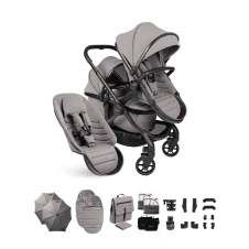 Peach 8 Double Pushchair Bundle