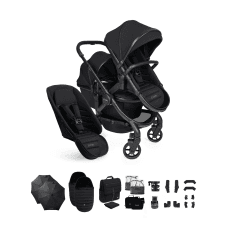 Peach 8 Double Pushchair Bundle