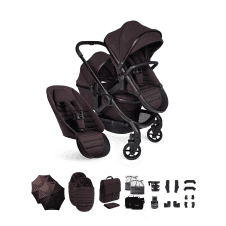 Peach 8 Double Pushchair Bundle