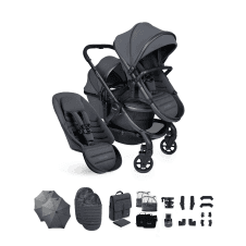 Peach 8 Double Pushchair Bundle
