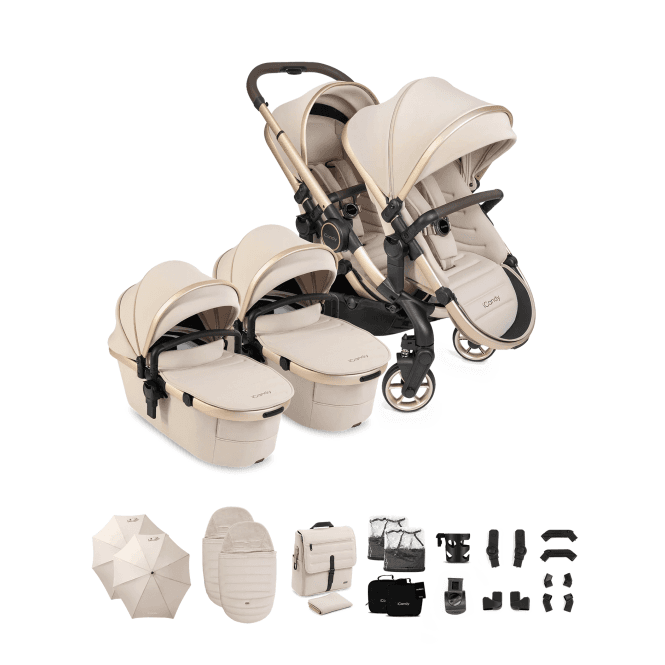 iCandy Peach 8 Twin Pushchair Bundle 