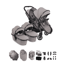 Peach 8 Twin Pushchair Bundle 