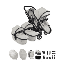 Peach 8 Twin Pushchair Bundle 