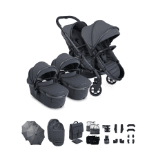 Peach 8 Twin Pushchair Bundle 