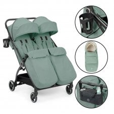 Aries Double Prime Autofold Stroller 