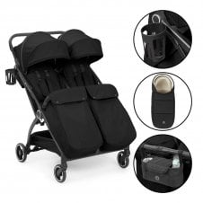 Aries Double Prime Autofold Stroller 