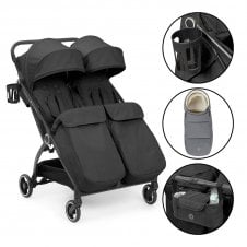 Aries Double Prime Autofold Stroller 