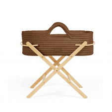 Nova Moses Basket + Pine Stand 