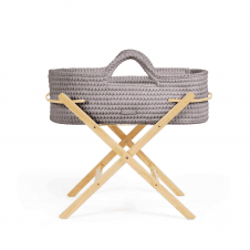 Nova Moses Basket + Pine Stand 