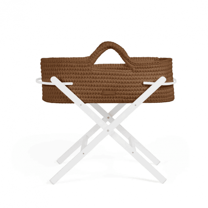 Ickle Bubba Nova Moses Basket + White Stand