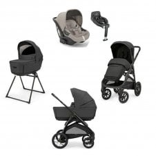 Aptica XT Quattro Travel System - Magnet Grey & Battery Beige Car Seat 