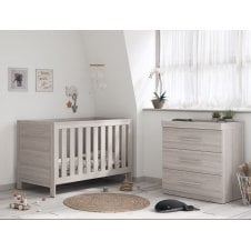 Amalfi 2 Piece Room Set + Free Airflow Fibre Deluxe Mattress - Grey Ash