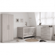 Amalfi Room Set + Free Airflow Fibre Deluxe Mattress - Grey Ash 