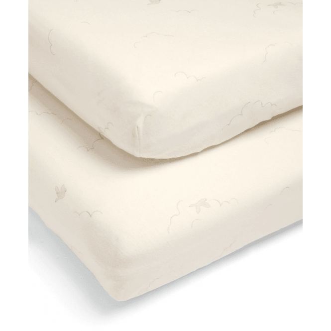 Mamas & Papas Cotbed Fitted Sheets - 2 Pack 