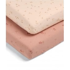 Cotbed Fitted Sheets - 2 Pack 